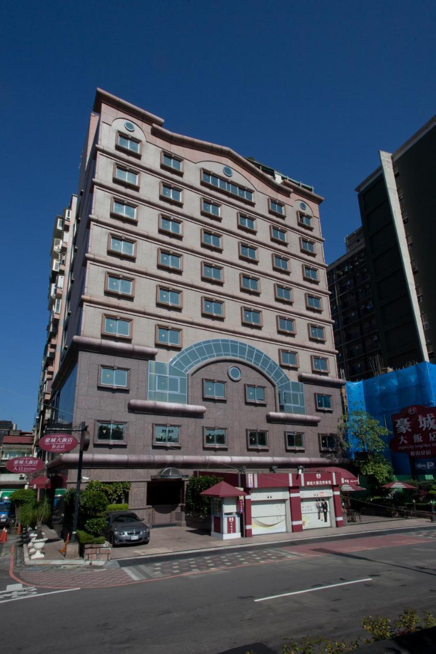 Charming City Songshan Hotel Taipéi Exterior foto